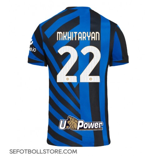 Inter Milan Henrikh Mkhitaryan #22 Replika Hemmatröja 2024-25 Kortärmad